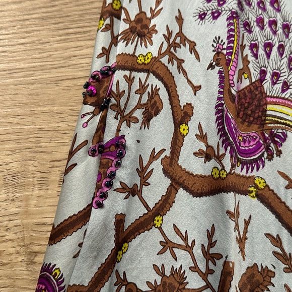 Vintage Silk Beaded Midi Dress - Picture 8 of 13